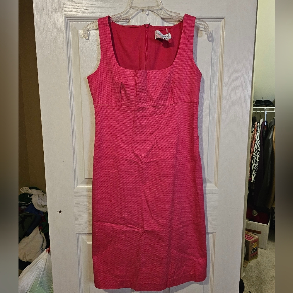 Vintage Bloomingdale's Hot Pink Dress sz 6